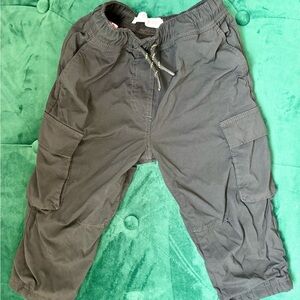 Zara Kids Charcoal Cargo Pants